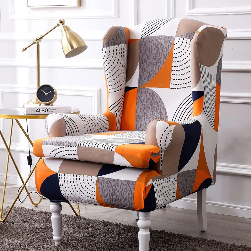 Wing Back Armchair Cover